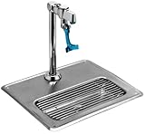 T&S Brass 5GF-8P-WS Water Station with Retro Glass Filler by T&S Brass