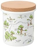 スケーター(Skater) ホーロー キャニスター 750ml 木蓋 ディズニー くまのプーさん ENC8-A