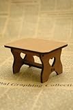 ミニチュア ローテーブル長方形　1/6スケール クマくりぬき