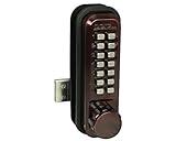 電池のいらない ボタン式 Lockey ﾛｯｷｰ ﾃﾞｼﾞﾀﾙﾛｯｸ 面付ﾗｯﾁ錠 ＃２２００ＢＣ 箱入