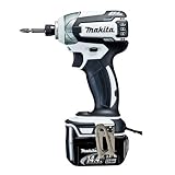 マキタ 充電式インパクトドライバ 14.4V 白 バッテリ2個付き TD136DRFXW