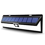 Keepax OPENOVO 54 LED ソーラーライト センサーライト 外灯 広角ワイヤレス人感センサー 防犯ライト 屋外照明/軒先/壁掛け/庭先/ガレージ/玄関周りなど対応 夜間自動点灯
