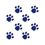 ForzaGroup 肉球 カッティング ステッカー シール 足跡 猫 犬 かわいい 車 防水 8個セット (12-01)