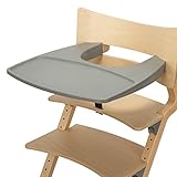 リエンダー Leander ハイチェア用 トレイ テーブル 305500-09 グレー Tray for high chair Grey ハイチェア トレー ベビーチェア 赤ちゃん 食事 安全 [並行
