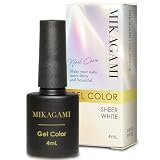 MIKAGAMI カラージェル ネイル HEMAフリー 4mL 日本製 乳白色 シアーホワイト