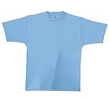 SOWA(ソーワ) 半袖Tシャツ(胸ポケット有り) サックス 4Lサイズ 0001