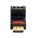 Cablecc アップアングル 90 度 DP DisplayPort オス - メス拡張アダプタ