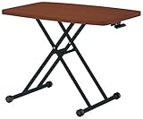 マルチ リフティングテーブル ガスシリンダー式 昇降機能 高さ250~695mm ブラウン