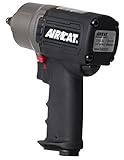 AIRCAT 1350-XL Composite High-Low Torque Impact Wrench, 3/8-Inch, Black/Titanium [並行輸入品]