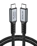 HOTNOW短いUSB CからCケーブル0.5m 1本、50cm 100W 4K ビデオUSB C 3.2 Gen 2x2 20Gbps 高速データ転送速い充電コード