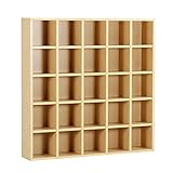 arne 本棚 日本製 完成品 5列 5段 幅120cm 高さ120cm 可動棚 シェルフ コミック収納 ラック H-001 5×5 ナチュラル