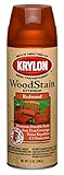 Krylon K03604000 Exterior Semi-Transparent Wood Stain, 12-Ounce, Redwood [並行輸入品]