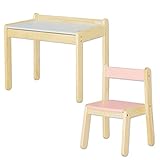 大和屋 ノスタ テーブル(グレー)＆リトルチェア 2点セット ピンク 19200102 G5