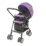 Aprica (アップリカ) ハイシートベビーカー Carry Travel System ラクーナ エイミーパープルPR 【CTS対応品】(オート4輪機能 & メディカル成長マモール付 & 3年保証