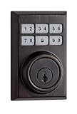 Kwikset 99090-023 SmartCode Electronic Deadbolt featuring Smart Key, Venetian Bronze [並行輸入品]