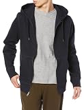 [Amazon Essentials] パーカー ジップアップ 裏起毛 メンズ ネイビー L