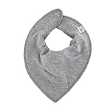 LITTLE MICO BANDANA DRIBBLE BIB リトルミコ よだれかけ グレー