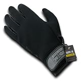 RapDom T13-PL-BLK-03 Neoprene Patrol Glove, Black, Large