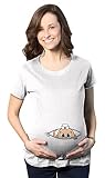 マタニティPeeking看護婦医者赤ちゃん面白い妊娠シャワーギフトTシャツ US サイズ: XL カラー: ホワイト