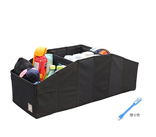EWEN 車用収納ボックス 折り畳み式 収納ケース 多機能 大容量 3 ボックス トランク置物 不織布 車内 車載 自動車用 カーアクセサリー 車収納 多機能カーボックス 雑物整理整頓 ブラック