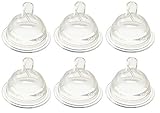 Playtex 6 Pack Drop-Ins NaturaLatch Silicone Nipple, Slow Flow by Playtex [並行輸入品]