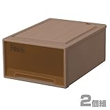 天馬(Tenma) フィッツケース M-53 ブラウン 【2個組】