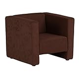 arne ソファ キッズソファ ミニソファー 一人掛け miniプチコン 1P ソフィア生地 ダークブラウン