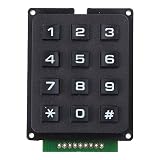 12 キー 3x4 メンブレン ボタン キーパッド 4x3 マトリクス アレイ マトリクス キーボード メンブレン ボタン キーパッド パネル 12 キー キーボード モジュール