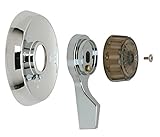 BrassCraft SKD0207 Mixet MTR-4 SMK Single Handle Tub and Shower Trim Kit, Chrome and Smoked finishes