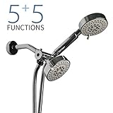 PHASAT jh0001 – 2s 24-setting 3ウェイ2 in 1 shower-head /ハンドヘルドシャワーコンボ、クロム