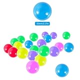 海洋ボール、YKSカラフルなソフトプラスチック海洋ボールベビーキッドおもちゃSwim Pit Toy Funボールゲームギフト非毒性phthalate-free グリーン