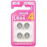 maxell ボタン形アルカリボタン電池・4個パック LR44 4BS C