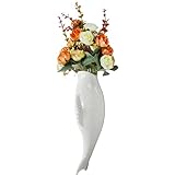 Perfeclan 花瓶　魚の形　陶器　壁　掛け　花瓶　壁画　ホテル　カフェ　家　吊り下げ　素晴らしい　装飾　全5種　 - スタイルC