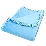 Trend Lab Ruffle Trimmed Receiving Blanket, Levi by Trend Lab [並行輸入品]