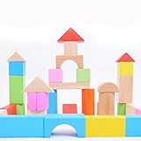[KAWO]KAWO 30 Piece Wooden Block Set with Carrying Bag by Imagination Educational Toys KAWO-TOY-005 