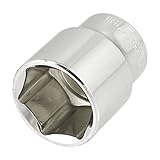 uxcell 1/2" Square Driver 27mm Metric 6 Points Axle Nut Socket [並行輸入品]