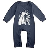 可愛い 赤ちゃん マイティ ソー ロキ トム ヒドルストン Tシャツ コットン Navy Size 24 Months