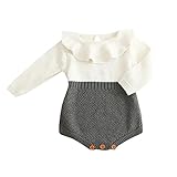 (プタス)Putars ベビー服 子供服 ロンパース 女の子 長袖 セーター ニット 暖かい 可愛い 秋 冬 新生児 歩行服 出産お祝い 記念日 プレゼント 3-24ヶ月