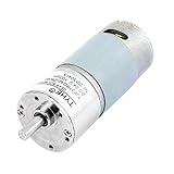 XDiscount ギアモーター　メタル製モーター　DC24V 100RPM 6mmシャフト直径