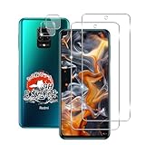 用 Redmi Note 9S / Note 9 Pro ガラスフィルム ２枚 + カメラフィルム ２枚 【国産AGC旭硝子素材】 用 Re