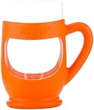 Kupp' Glass Drinking Cup for Kids Orange by Kupp'