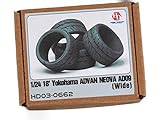 ホビーデザイン Hobby Design 1/24 18インチ ヨコハマ アドバン Neova タイヤ ワイドタイプ HD03-0662 (hd030662)