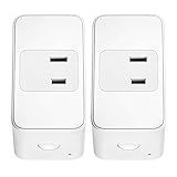 WIFI スマートプラグ ミニスマートコンセント 遠隔操作 タイマー機能 Alexa/Google Assistant対応 2個入り
