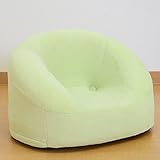 (DORIS) 子供 ソファ キッズ ソファ【パズ ファブリック グリーン】 滑り止め加工 (KIC)