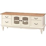 インテリア 家具 便利 おしゃれ テレビ台/テレビボード ワイド 【Vicky】ビッキー 木製(天然木)/強化ガラス 引き出し収納付き PM-851