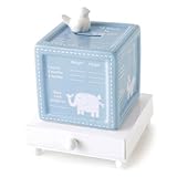 Child to Cherish チャイルドトゥチェリッシュ メモリアル貯金箱セット Keepsake "A Block to Grow on"（ブルー） cc0004-02