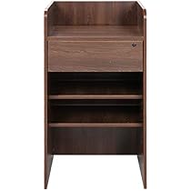 コンパクトなレジカウンター Amazon.co.jp: 木製 レジカウンター スリム Basic600 幅59×奥行