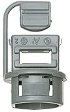 Arlington NM840-100 Gray Plastic Push-In Connector for Non-Metallic and Flexible Cord, 100-Pack, 3/8