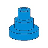 マイクロスプリンクラー用 ノズル 青