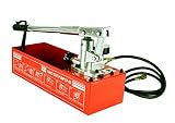 SDT CP-50 Hydraulic Manual Pressure Test Pump 50 Bar 726 PSI 2.5 Gallon Tank 45ML Flow 1/4 & 1/2 Con